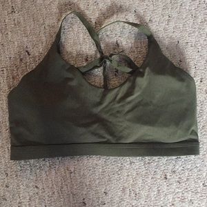 Olive Green Nike Sports Bra